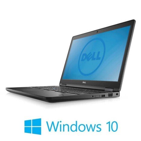 Laptopuri Dell Latitude 5580, i3-7100U, 8GB DDR4, 15.6 inci, Webcam, Win 10 Home